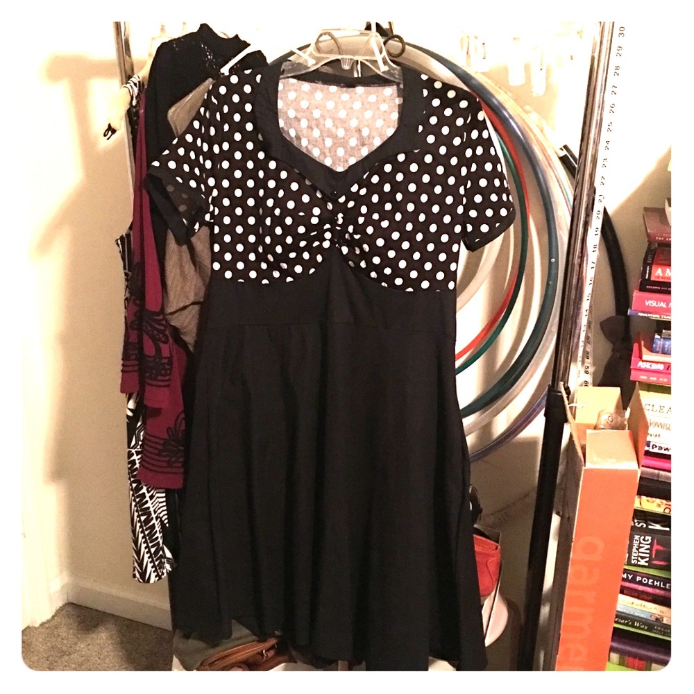 🦋3for$30🦋 Polka dot plus dress